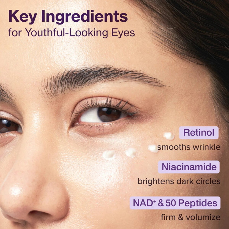 کرم دور چشم نامبوزین شماره ۹ حاوی NAD+ و رتینول حجم ۱۰ میل ضد چروک و روشن کننده